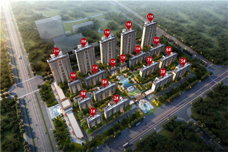 龙都宝龙花园2室1厅1卫91.04m2精装修